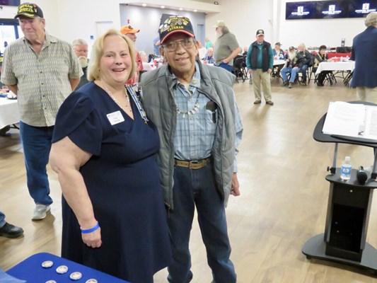 Honorary Partner ceremony for CA VVA Chapter 391 by the CA Chief Solano Chapter NSDAR.